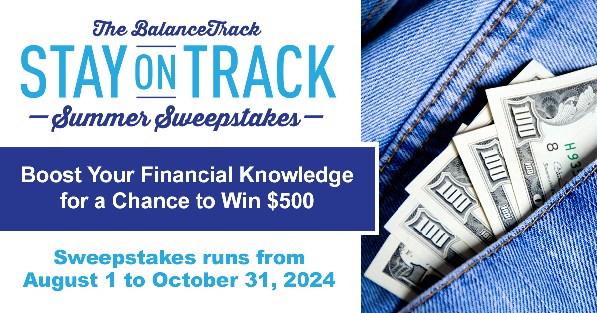 The Balance Stay on Track Sweepstakes