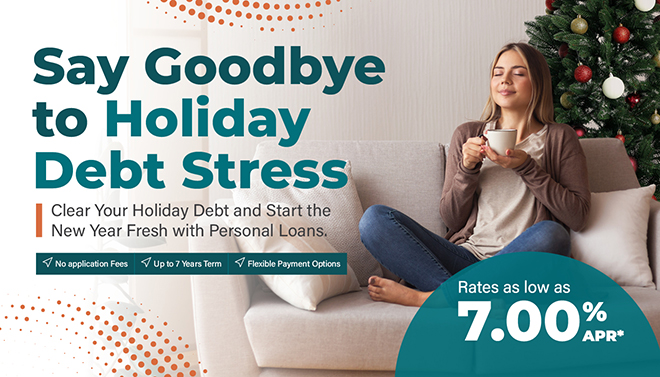 Unburden yourself from stress by consolidating your debts with a Personal Loan from Century Heritage.